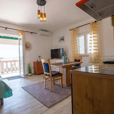 Mare-More Studio W Balcony And Beach Front And View Zadar Extérieur photo